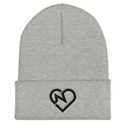 Heart logo beanie