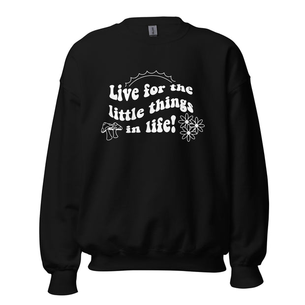 Graphic Groovy Little Things Crewneck