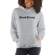Stand Strong old english unisex hoodie